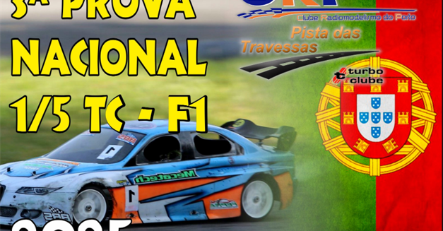 3º Prova do Campeonato nacional de 1/5 TC e Trofeu F1